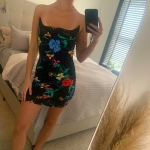 Floral mini dress